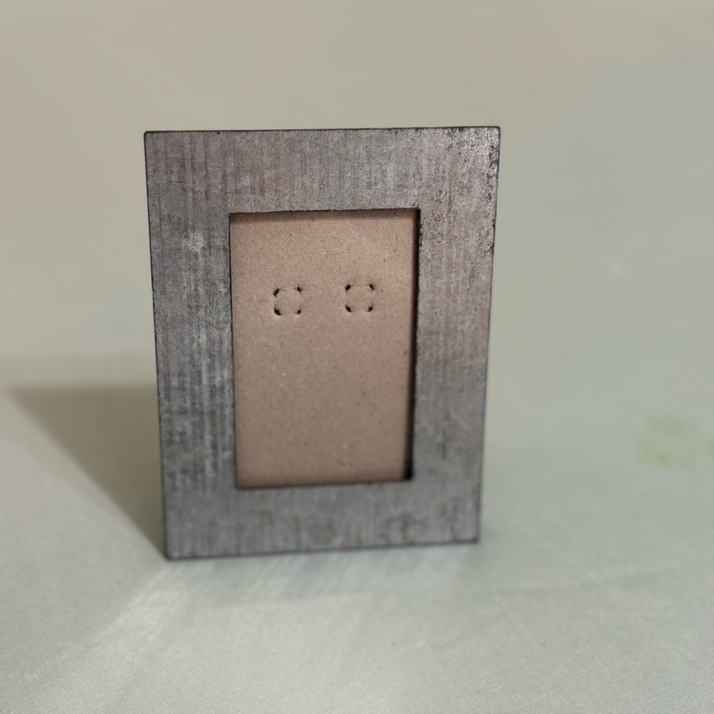 Gray Wooden Photo Frame